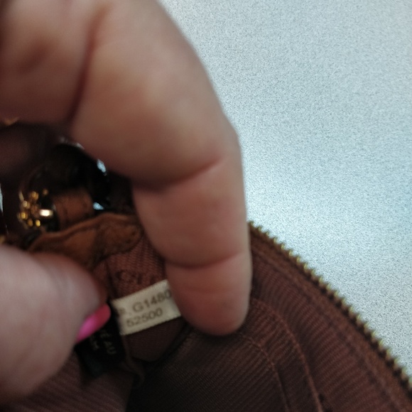 Wristlete dark tan, coach - Picture 4 of 8